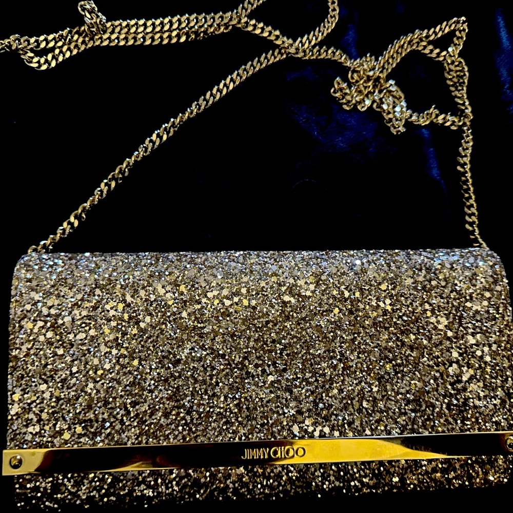 Jimmy Choo Milla Clutch w Chain